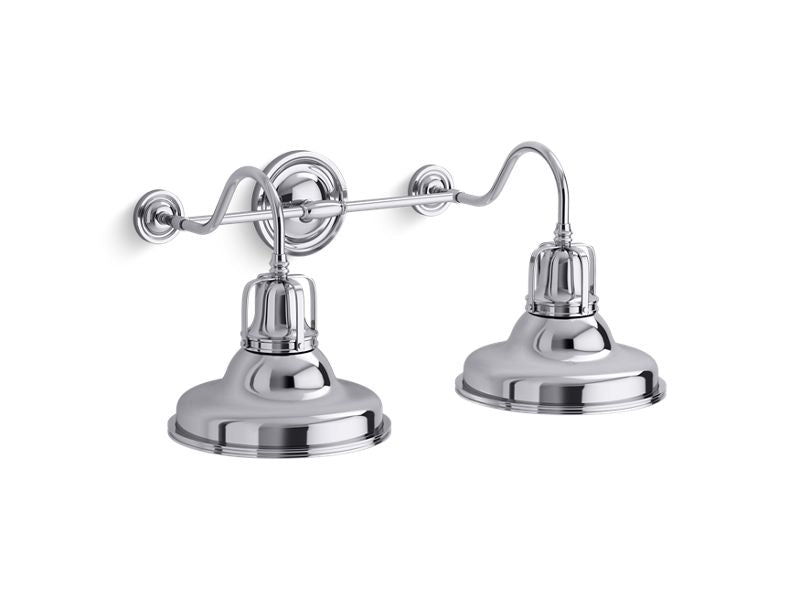 KOHLER K-32286-SC02-CPL Hauksbee Two-Light Sconce In Polished Chrome