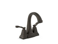 KOHLER K-R30997-4D-2BZ Ridgeport Centerset bathroom sink faucet, 1.2 gpm In Oil-Rubbed Bronze