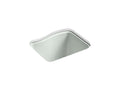 KOHLER K-6657-4U-FF River Falls 25" x 22' x 14-15/16" undermount utility sink with 4 faucet holes