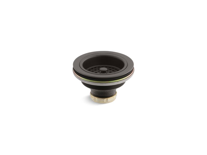 KOHLER K-R8799-C-BRZ Duostrainer Sink drain and strainer,less tailpiece In Oil-Rubbed Bronze