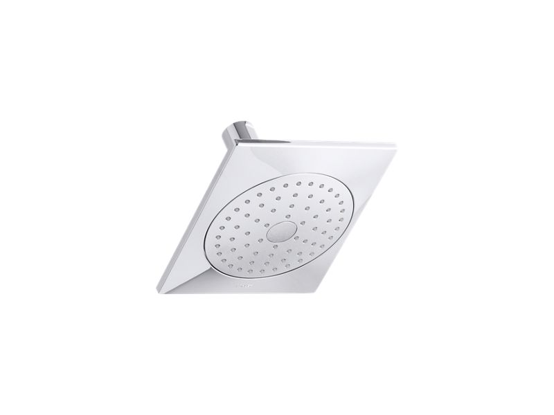 KOHLER K-14786-CP Polished Chrome Loure 2.5 gpm single-function showerhead with Katalyst air-induction technology