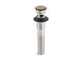 KOHLER K-7124-A-BV Vibrant Brushed Bronze Pop-up clicker drain