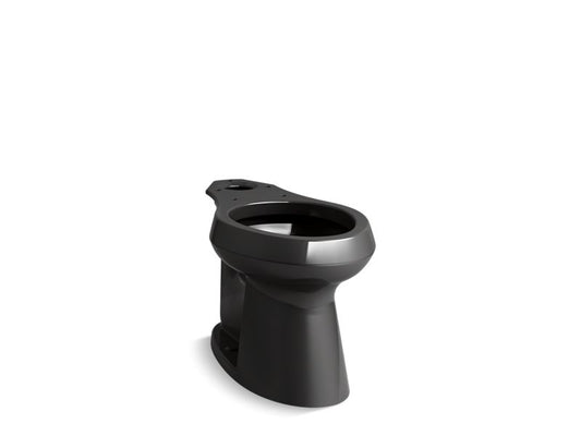 KOHLER K-80020-7 Black Black Highline Elongated chair height toilet bowl
