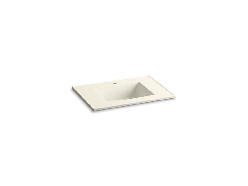 KOHLER Ceramic/Impressions K-2779-1-G83 Biscuit Impressions 31" Vitreous china vanity top with integrated rectangular sink