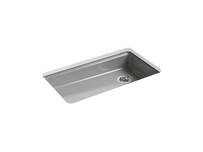 KOHLER K-8689-5U-FT Riverby 33" x 22" x 5-7/8" Undermount single-bowl kitchen sink
