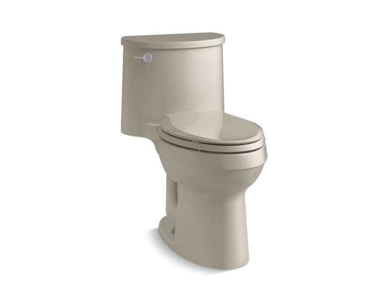 KOHLER K-3946-G9 Adair Comfort Height One-piece elongated 1.28 gpf chair-height toilet with Quiet-Close seat