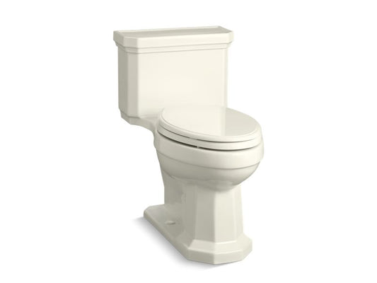 KOHLER K-3940-RA-96 Kathryn Comfort Height One-piece compact elongated 1.28 gpf chair height toilet with right-hand trip lever, and slow close seat
