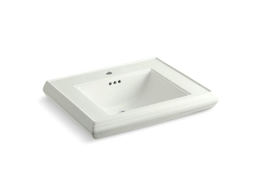 KOHLER K-2259-1-NY Dune Memoirs Pedestal/console table bathroom sink basin with single faucet-hole drilling