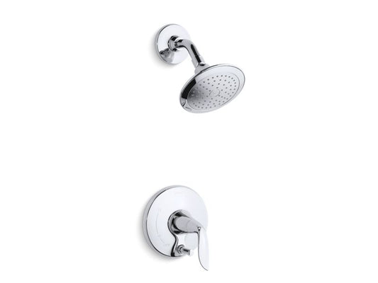 KOHLER K-T5319-4-CP Refinia shower trim set with push-button diverter, valve not included