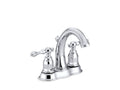 KOHLER K-13490-4-CP Kelston Centerset Bathroom Sink Faucet, 1.2 Gpm In Polished Chrome