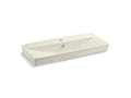 KOHLER K-5026-1-96 Reve 39" pedestal bathroom sink basin with single faucet hole