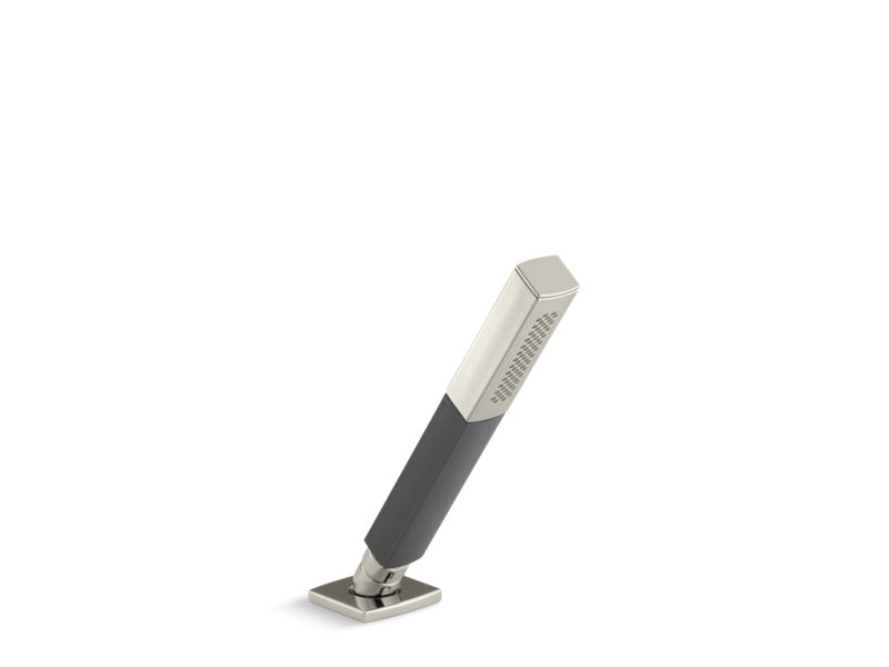 KOHLER K-45203-GR-SN Shift Square 2.0 gpm multifunction handshower with Grey handle