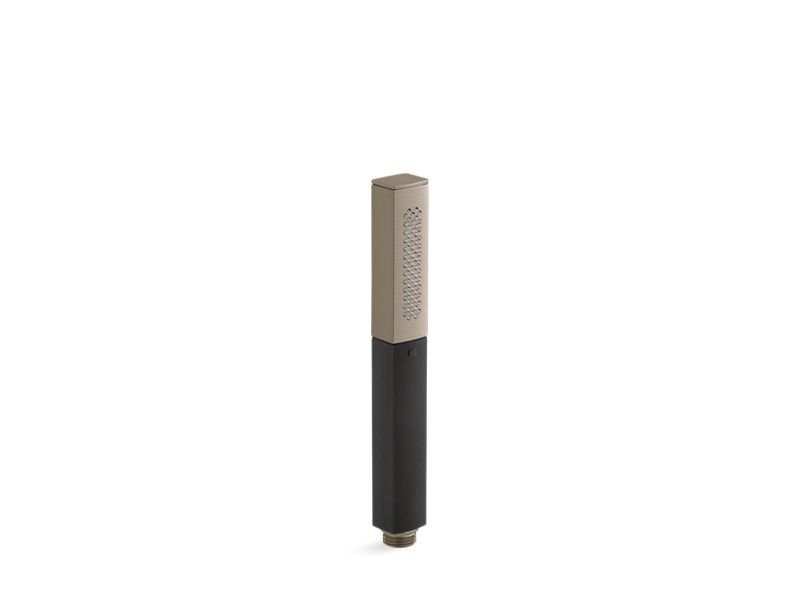KOHLER K-14788-BV Shift Square 2.5 gpm Multifunction handshower with black handle