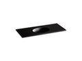 KOHLER Ceramic/Impressions K-2891-8-7 Black Black 49" Vitreous china vanity top with integrated oval sink