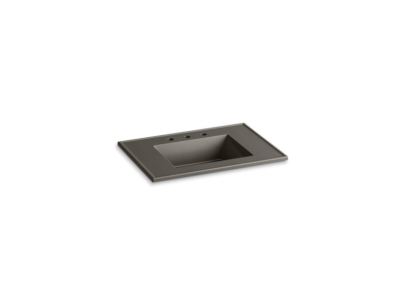 KOHLER Ceramic/Impressions K-2779-8-G86 Cashmere Impressions 31" Vitreous china vanity top with integrated rectangular sink