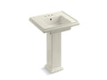 KOHLER K-2844-4-96 Tresham 24" pedestal bathroom sink with 4" centerset faucet holes