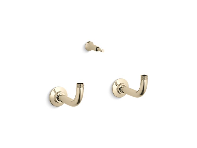 KOHLER Antique K-101-AF Vibrant French Gold Wall-mount adapter kit