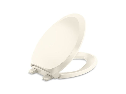 KOHLER K-4713-RL-47 Almond French Curve ReadyLatch Quiet-Close elongated toilet seat