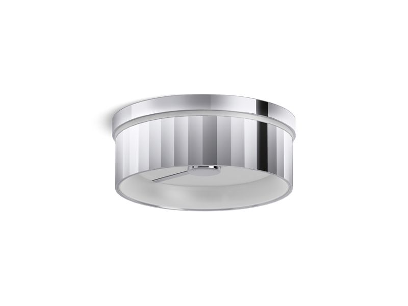 KOHLER K-22518-FMLED-CPL Simpalo 15" Led Flush-Mount In Polished Chrome