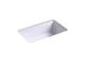 KOHLER K-5871-5UA3-GRL Riverby 33" x 22" x 9-5/8" Undermount single-bowl workstation kitchen sink with accessories