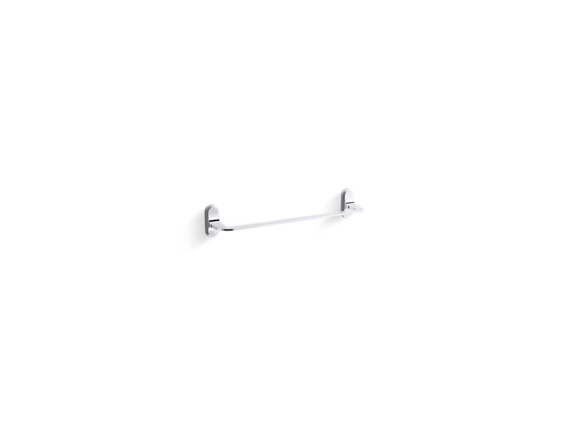 KOHLER K-26533-CP Industrial 18" towel bar