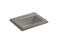 KOHLER K-2241-4-K4 Memoirs Classic Classic drop-in bathroom sink with 4" centerset faucet holes