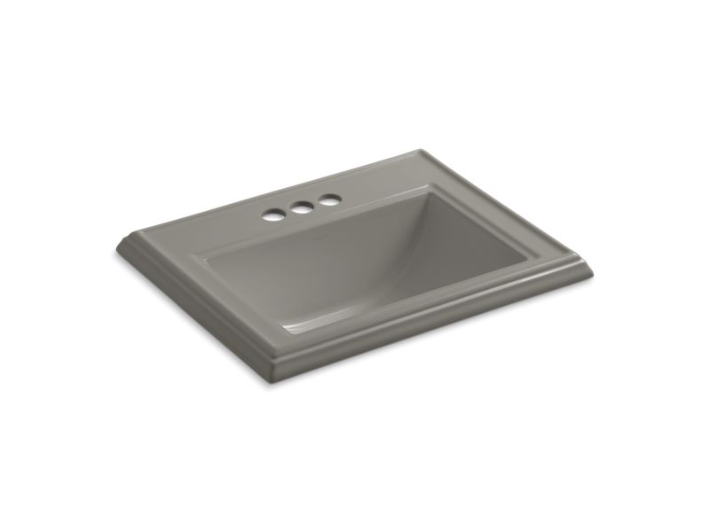 KOHLER K-2241-4-K4 Memoirs Classic Classic drop-in bathroom sink with 4" centerset faucet holes