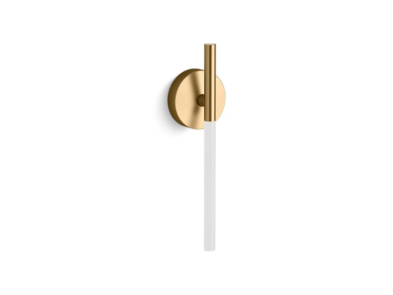 KOHLER K-23463-SCLED-BGL Components One-Light Led Sconce In Moderne Brushed Gold