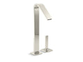 KOHLER K-14660-4-SN Vibrant Polished Nickel Loure Tall Single-handle bathroom sink faucet, 1.2 gpm