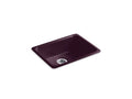 KOHLER K-6585-PLM Iron/Tones 24-1/4" x 18-3/4" x 8-1/4" Top-mount/undermount single-bowl kitchen sink