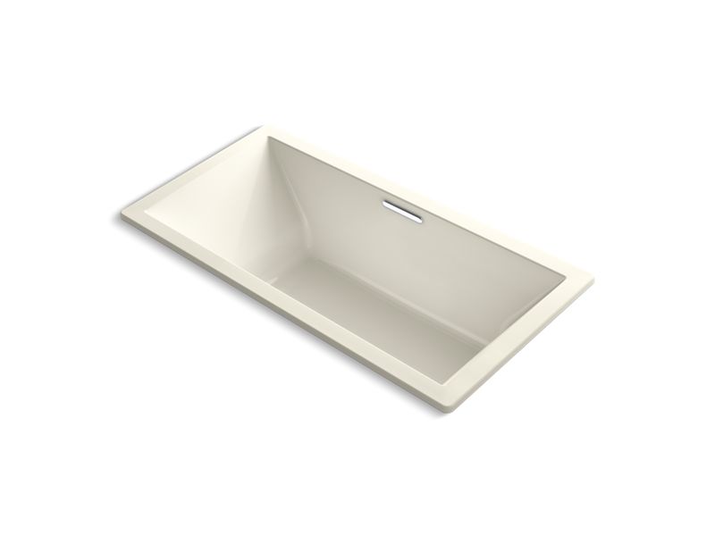KOHLER K-1835-VB-96 Underscore 72" X 36" Drop-In Vibracoustic Bath In Biscuit