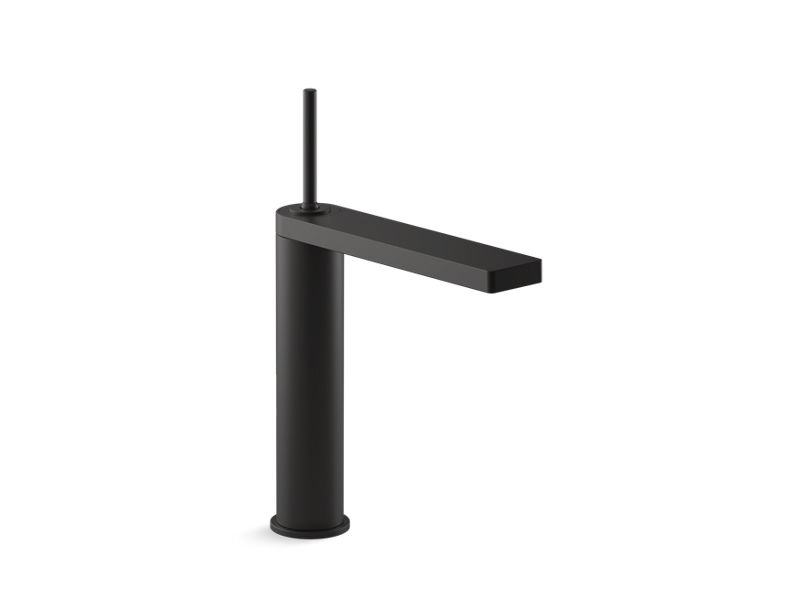 KOHLER K-73053-4-BL Composed Tall Single-handle bathroom sink faucet with joystick handle