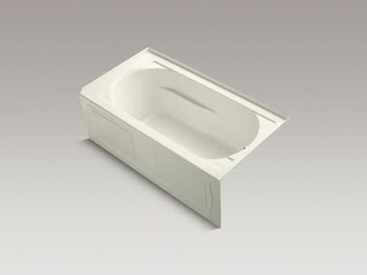 KOHLER K-1357-GHRAW-96 Devonshire 60" x 32" Heated BubbleMassage air bath with Bask, alcove, right drain