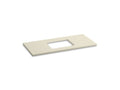KOHLER K-5458-S34 Solid/Expressions 49" vanity-top with single Verticyl rectangular cutout