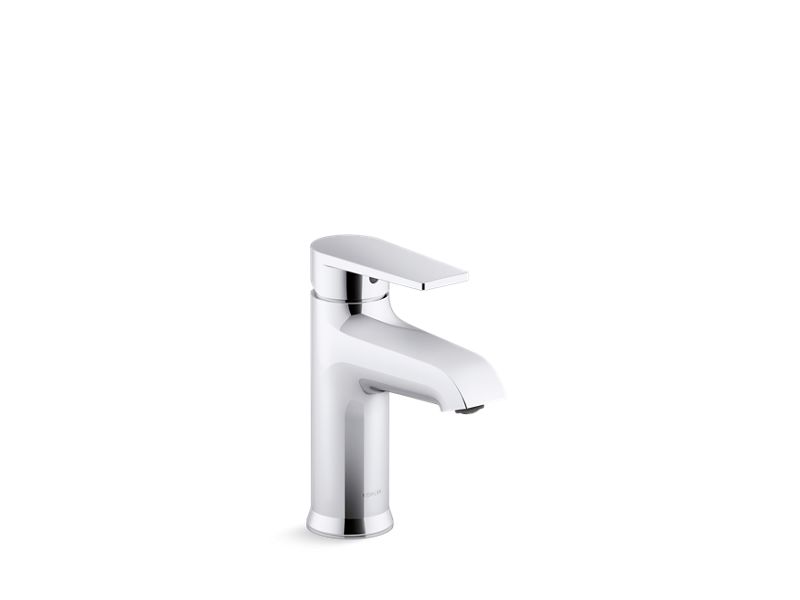 KOHLER K-97060-4-CP Polished Chrome Hint Single-handle bathroom sink faucet, 1.2 gpm