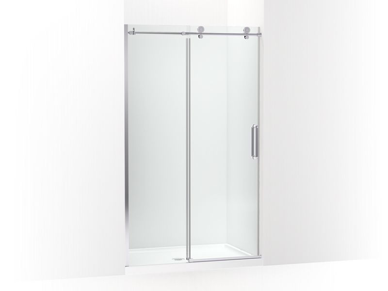 KOHLER K-707625-8L-SHP Cursiva Sliding shower door, 78" H x 44-1/8 - 47-7/8" W, with 5/16" thick Crystal Clear glass