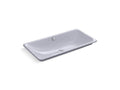 KOHLER K-20212-LG-GRL Iron Plains Trough Rectangle Drop-in/undermount vessel bathroom sink with Lavender Grey painted underside