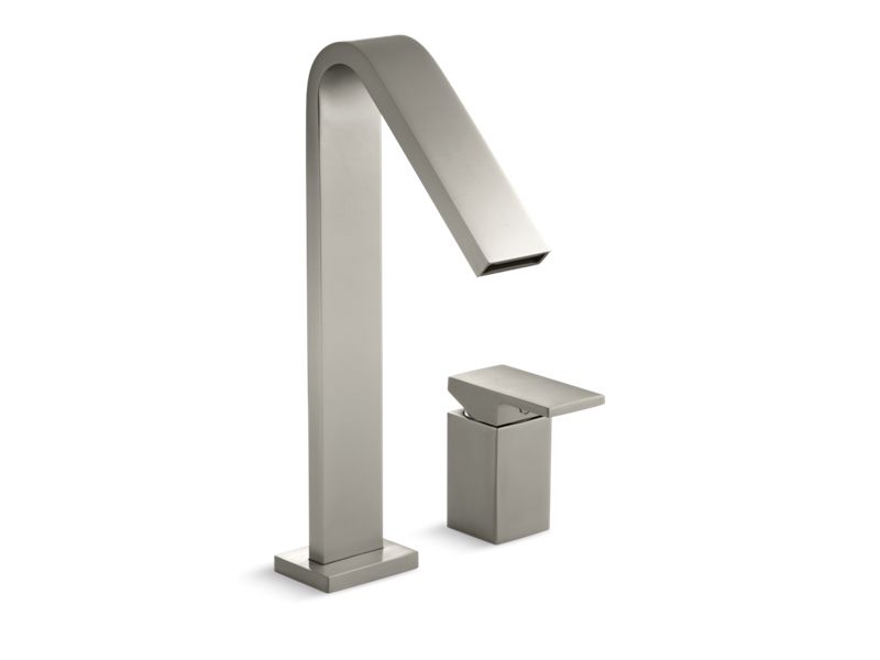 KOHLER Loure K-14675-4-BN Vibrant Brushed Nickel Deck-mount bath faucet