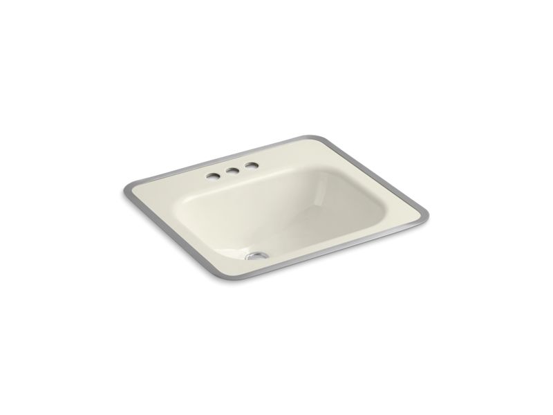 KOHLER K-2890-4-96 Tahoe Drop-in bathroom sink for use with metal frame