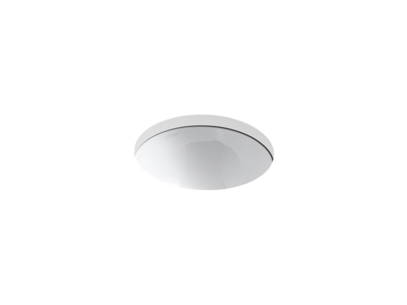 KOHLER K-2298-0 White Compass Drop-in/undermount bathroom sink