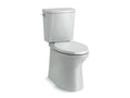KOHLER K-20450-95 Irvine Two-piece elongated toilet with skirted trapway, 1.28 gpf In Ice Grey