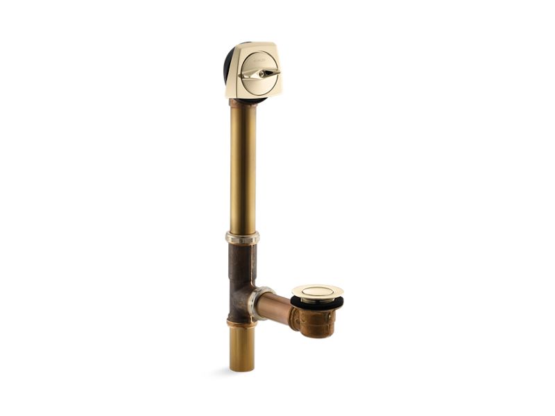 KOHLER Clearflo K-7160-TF-AF Vibrant French Gold 1-1/2" adjustable pop-up drain