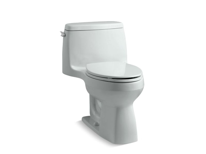 KOHLER K-3810-95 Santa Rosa Comfort Height One-piece compact elongated 1.28 gpf chair height toilet with Quiet-Close seat