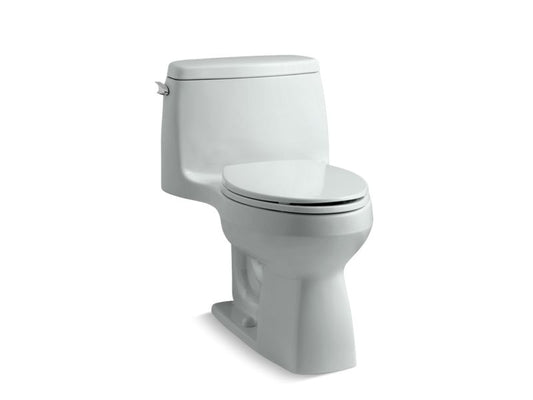 KOHLER K-3810-95 Santa Rosa Comfort Height One-piece compact elongated 1.28 gpf chair height toilet with Quiet-Close seat