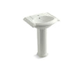 KOHLER K-2286-1-NY Devonshire 24" pedestal bathroom sink with single faucet hole