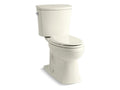 KOHLER K-3755-96 Biscuit Kelston Two-piece elongated 1.28 gpf chair height toilet