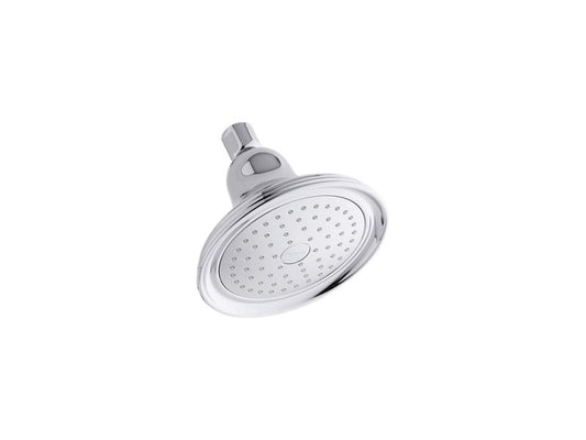 KOHLER K-10391-AK-CP Polished Chrome Devonshire 2.5 gpm single-function showerhead with Katalyst air-induction technology