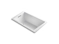 KOHLER K-1849-GHVB-0 Underscore 60" X 36" Drop-In Vibracoustic Bath With Heated Bubblemassage In White