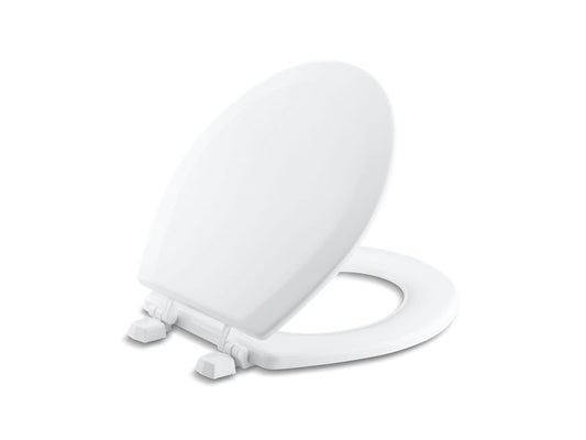 KOHLER K-4716-T-0 Triko round-front toilet seat with plastic hinges