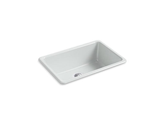 KOHLER K-5708-95 Ice Grey Iron/Tones 27" x 18-3/4" x 9-5/8" top-mount/undermount single-bowl kitchen sink